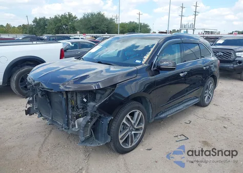 2018 Acura Mdx Advance Package из США, поврежденный, VIN 5J8YD3H82JL001655